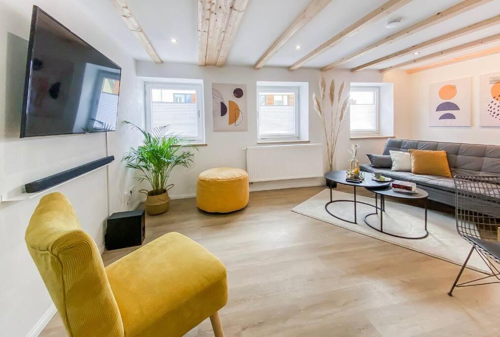 Stylisches Apartment Mit Terrasse In Der Altstadt Von Donauwörth Exterior foto