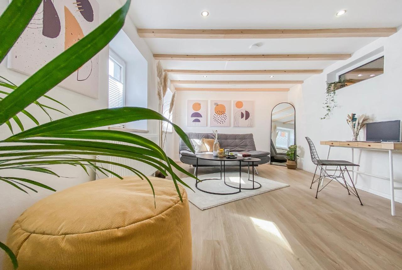 Stylisches Apartment Mit Terrasse In Der Altstadt Von Donauwörth Exterior foto